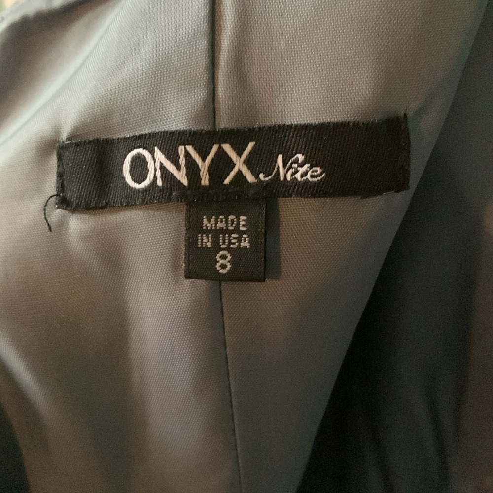 Onyx Nite sz 8 strapless dress euc formal evening - Picture 7 of 7
